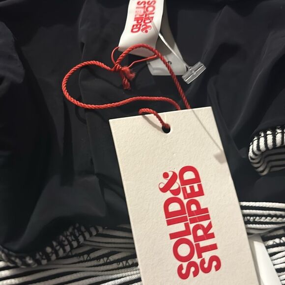 Solid & Striped The Esme Dizzy Rib Stripe One Piece Swimsuit Size S / NWT - Picture 5 of 7